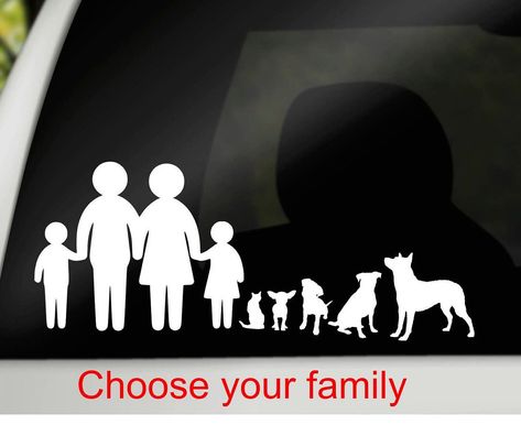 Car family decal, family pet decals, family pet decal, personalized sticker for car, family car stickers, car window cling, car decals https://www.etsy.com/listing/518347754/car-family-decal-family-pet-decals Family Car Stickers, Family Decal, Car Family, Family Decals, Tallest Dog, Car Owner, Family Car Decals, Sticker For Car, Car Window Stickers