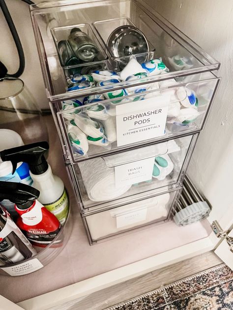 How To Choose The Best Under-Sink Organizers - Organized-ish Stackable Makeup, Under Bathroom Sink, Under The Sink Organization, Bathroom Under Sink, Acrylic Bathroom, Under Kitchen Sink, Bathroom Organizers, Under Kitchen Sink Organization, Kitchen Sink Organization