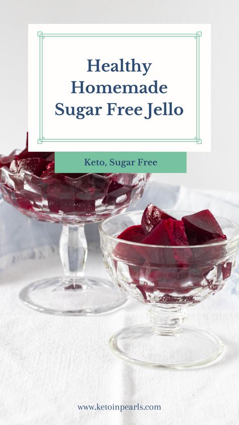 Jello is not only a fun food to eat but it’s really easy to make from scratch! This recipe for healthy and homemade sugar free jello is keto friendly, sugar free, clean, and healthy! Keto Jello, Clean Low Carb, Homemade Jello, Carnivore Meals, Easy Keto Desserts, No Added Sugar Recipes, Cranberry Jelly, Low Carb Dessert Recipes, Sugar Free Jello