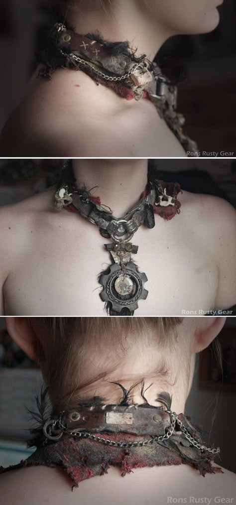 Wasteland Jewelry, Wasteland Accessories, Dystopia Rising, Wasteland Warrior, Marla Singer, Post Apocalyptic Costume, Apocalyptic Clothing, Wasteland Weekend, Post Apocalyptic Fashion