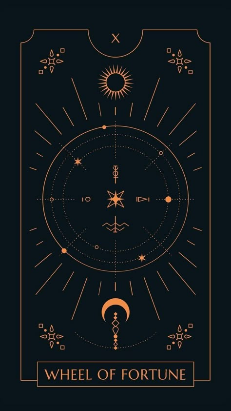 Cool Wallpapers Space, Wheel Of Fortune Tarot, Soul Cards, Aesthetic Space, Tarot Cards Art, Tarot Art, Wheel Of Fortune, Website Inspiration, 로고 디자인