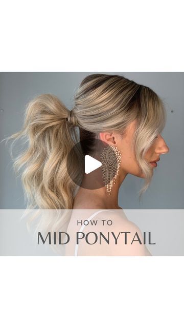 Melbourne Bridal Hairstylist/Educator on Instagram: "♡ My mid volume pony ♡  Start by splitting the hair in half from ear to ear at the back of the head.  Take the base section gather hair into a ponytail and secure with an elastic Part hair in a flattering place and leave out desired face framing before securing remaining hair with a bungee elastic.  Pinch and pull any pieces to adjust.  Tease the roots of ponytail in sections followed by the ends. Use a fork comb to smooth out any visible teasing.  Next Wrap a small section of hair around the elastic and pin to secure. Then add pins to crown area for support.  Finish off the style by perfecting your face framing and any other final touches to ensure an effortless modern look.  Would you wear this one? Let me know in the comments below. Pull Back Ponytail, Face Framing Hair Pieces, Teased Ponytail, Desired Face, Face Framing Hair, Bridal Hairstylist, Part Hair, Back Of The Head, Face Framing