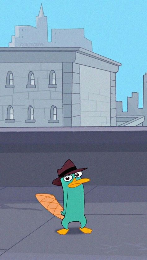 Phineas E Ferb, Phineas Y Ferb, Perry The Platypus, Phineas And Ferb, Platypus, Disney Channel, Cartoon Wallpaper, A P, Phone Wallpaper