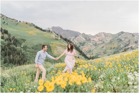 Taking Photos at Albion Basin | Albion Basin Photographer Albion Basin Bridals, Albion Basin Photography, Albion Basin Utah, Albion Basin Family Pictures, Albion Tubby Tub, Badlands Engagement Photos, Engagement Photos Botanical Garden, Albion Basin, Wildflower Photo