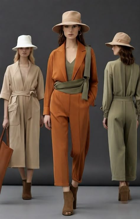 Summer fashion collection 2024, Down to the earth. Safari and earthy tone inspired. Summer Fashion Collection, Toned Women, Earth Color, Themed Outfits, Fashion Portrait, Earthy Colors, Fashion Logo, Earthy Tones, Colour Tone