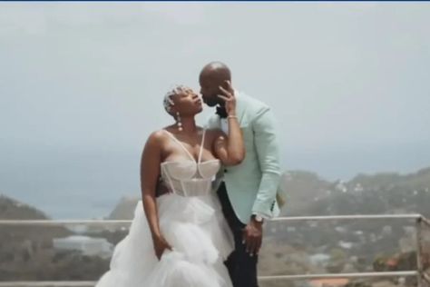 The star, who is Grenadian American, honored the Isle of Spice while also honoring her love with longtime partner Silky Valente. Grenada Wedding, Aisha Hinds, Epic Wedding, We Go Together, Tina Fey, Style Muse, Just She, She Girl, Wedding Vibes