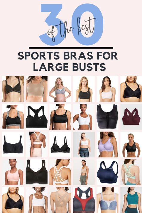 30 of the BEST Sports Bras for Large Busts - According to You! Sports Bra For Big Bust, Gym Outfit Big Bust, Sports Bra For Large Bust, Sport Bras For Big Busts, Best Sports Bras For Large Bust, Best Sports Bra For Large Breast, High Impact Sports Bra For Large Bust, Sports Bra Big Bust, Good Sports Bras