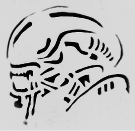 Xenomorph Pumpkin Carving Stencil Xenomorph Pumpkin Carving, Alien Pumpkin Stencil, Alien Pumpkin Carving, Carvings Designs, Alien Pumpkin, Halloween Pumpkins Carvings Designs, Halloween Pumpkin Templates, Pumpkin Templates, Pumpkin Carving Stencil