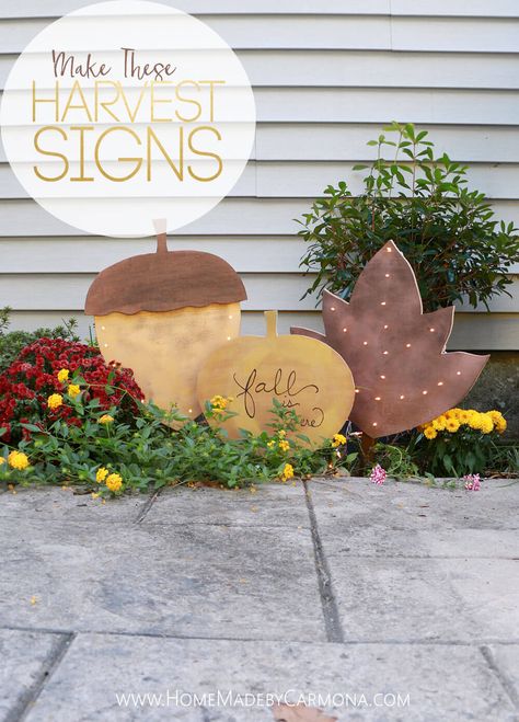 Fall Yard Signs Diy, Fall Yard Decorations Diy, Thanksgiving Yard Decorations Diy, Fall Yard Decorations, Thanksgiving Yard Decorations, Turkey Decorations Diy, Thanksgiving Decorations Outdoor, Diy Yard Decor, Fall Yard Decor