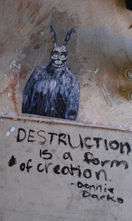 Graffiti Quotes, Donnie Darko, About Art, American Horror Story, Grunge Aesthetic, Pretty Words, Dark Art, Dark Aesthetic, Art Quotes