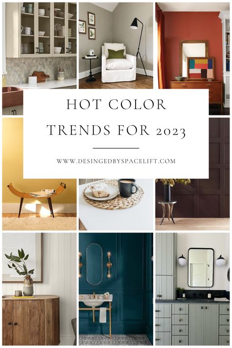 Find the BEST 2023 Color Trends! Interior Paint Combinations, Top Neutral Paint Colors, Paint Colors For 2023, Color Trends For 2023, 2022 Color Trends, Neutral Interior Paint Colors, Trending In 2023, Trends In 2023, Design Color Trends