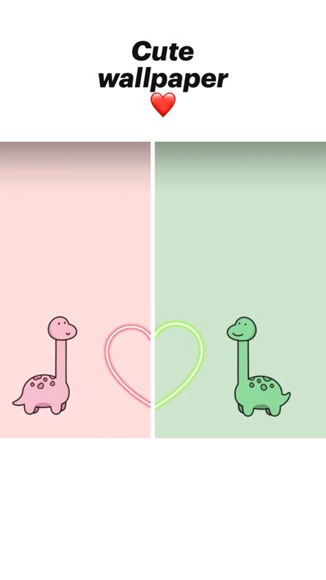 Couple Phone Wallpapers Lockscreen, Wallpaper Bf And Gf, Subtle Matching Wallpapers, Matching Dino Wallpaper, Cute Dinosaur Matching Wallpaper, Matching Ipad Wallpaper, Cute Wallpapers For Couples, Matching Lock Screens Couple, Bff Dinosaur Wallpaper