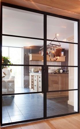 ensuite door Deur Ensuite, Track Door, Front Door Design, Style Loft, Extra Rooms, Breakfast Room, French Design, Kitchen Room, Door Design