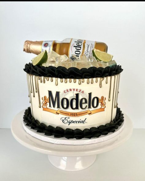 On today’s episode of “Inspo Pic vs Sweets by Kash”… 🍺 @modelousa Cerveza @inkedibles of course for our premium frosting sheets… link is in our bio to order all your edible image supplies! #fypシ゚ #bakery #affiliate #inkedibles #affiliatemarketing #viral #cakedecorator #SmallBakery #cake #edibleimage #cakesofinstagram #modelo #cerveza #CervezaModelo #sweetsbykash Modelo Cake Beer, Cake Beer Design, Modelo Birthday Party Ideas, Stella Artois Cake, Beer Cake Ideas For Men, Whiskey Cake Design, Mens 30th Birthday Cake, Modelo Cake, Modelo Beer Cake