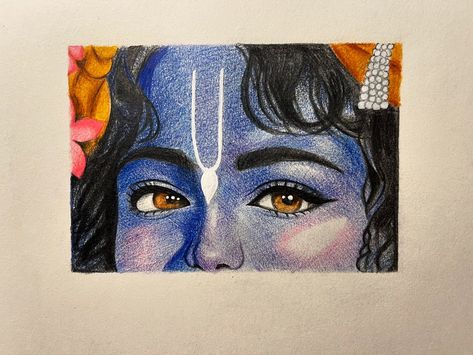 Beautiful Shree Krishna Eyes / Colour Pencil / How to Draw / shree Krishna / Mystical Eyes / Mic Arts / love . @mic_arts21 . Hope you Love this Drawing Guys Like , Share and Comment it Don’t forget to follow us . #art #artist #artwork #instagram #instalike #instagood #instadaily #reelsinstagram #shreekrishna #radhakrishna #krishna #micarts #love #colorpencil #drawing #sketch #howtodraw #tutorial . . Thanks ; ) Krishna Eyes Sketch, Krishna Eyes Drawing, Krishna Eyes, Drawing Colour Pencil, Mystical Eyes, Eye Sketch, Krishna Book, Eyes Drawing, Little Krishna