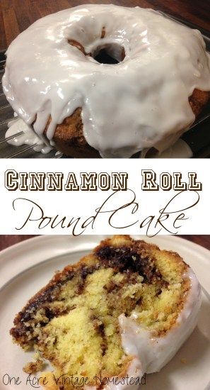 Cinnamon Roll Pound Cake ⋆ Vintage Mountain Butter Pecan Pound Cake, Cinnamon Roll Pound Cake, Sara Lee Pound Cake, Pecan Pound Cake, Pecan Sauce, Butter Pound Cake, Family Desserts, Sara Lee, Vintage Pumpkin