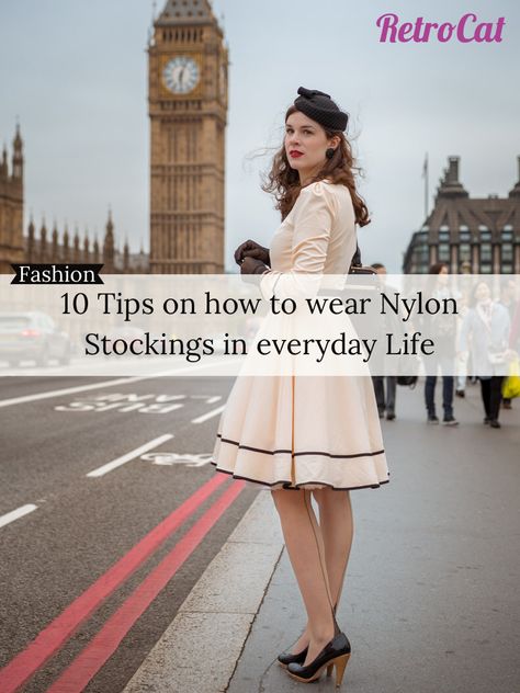 How To Wear Stockings Outfits, How To Wear Stockings, Stockings Outfit Vintage, Stocking Outfits, Stocking Outfit, Dress With Stockings Outfit, Stockings Outfits, Secret In Lace, Stockings Outfit