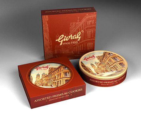 Packaging design for Givral Assorted Premium Cookies on Behance Premium Cookies, Italian Biscuits, Sweet Box Design, Pav Recipe, Cookies Packaging, Bakery Packaging, Cake Packaging, Cute Tumblr Pictures, Sweet Box