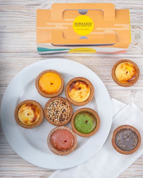 Home - Hokkaido Baked Cheese Tart Hokkaido Cheese Tart, Hokkaido Baked Cheese Tart, Bake Cheese Tart, Cheese Tarts, Baked Cheese, Cheese Flavor, Food Trends, Taste Testing, Frozen Desserts