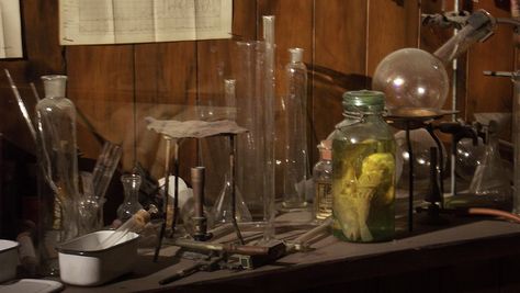 An old Laboratory, Kelly Tarltons by LadyBiosphere, via Flickr Old Laboratory Aesthetic, Laboratory Aesthetic Dark, Old Laboratory, Oddities Collection, Mad Scientist Lab, Laboratory Equipment, Secret Rooms, Classic Monsters, The Infernal Devices