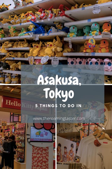 5 Things to do in Asakusa, Tokyo Things To Do In Asakusa, Japan Cruise, Tokyo Asakusa, Tokyo Things To Do, Dream Japan, Shinjuku Japan, Japan Places, Travel Tokyo, Akasaka Tokyo