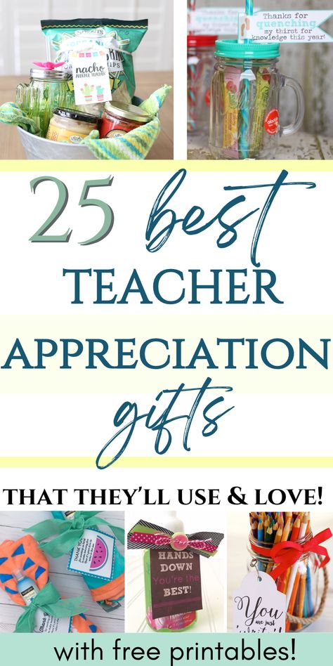 Teacher Appreciation Gifts On A Budget, Easy Cheap Teacher Appreciation Gifts, The Best Teacher Gifts, Homemade Gift For Teacher, Teachers Week Gifts, Teachers Gift Basket, Affordable Teacher Appreciation Gifts, Teachers Last Day Gifts, Cheap Diy Teacher Appreciation Gifts