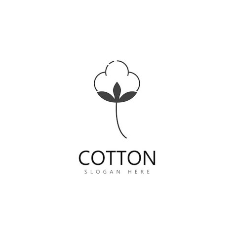 Cotton Drawing Simple, Cotton Flower Illustration, Cotton Logo Design, Indian Logo Design, Cotton Tattoo, Cotton Drawing, Cotton Illustration, Lotus Flower Logo Design, Nature Icon