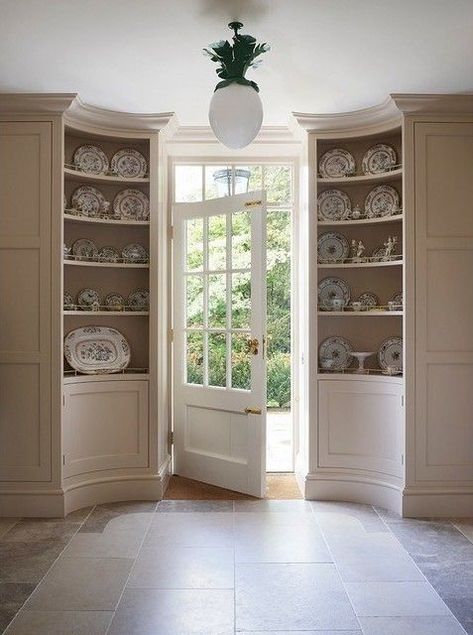 @trewithen_life 4 @simonupton Salvesen Graham, Built In Cabinetry, Country House Kitchen, Georgian Mansion, Fridge And Freezer, Green Interior Design, The Guild, Kitchen Extension, Bespoke Kitchens