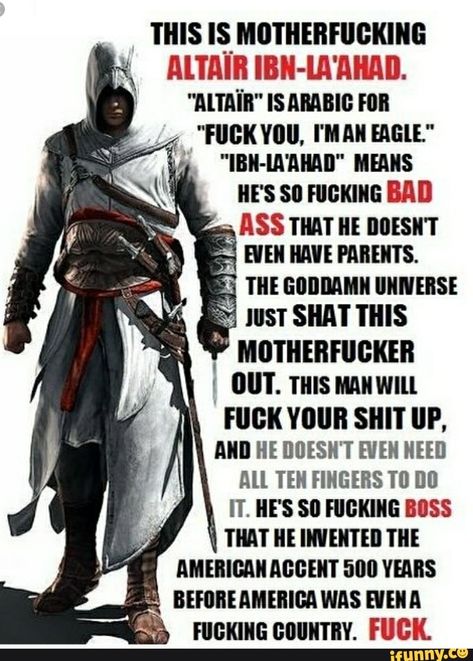 Assassins Creed Quotes, Creed Quotes, Assassin's Creed Altair, Assassins Creed Memes, Assassins Creed Funny, Assassin's Creed Wallpaper, Gamer Funny, Connor Kenway, Assassins Creed Series