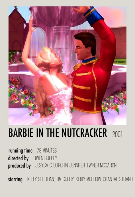 Barbie Polaroid Poster, Christmas Watchlist, Barbie Movie Poster, Barbie As The Island Princess, Nutcracker Movie, Barbie Posters, Barbie In The Nutcracker, The Island Princess, Barbie Nutcracker