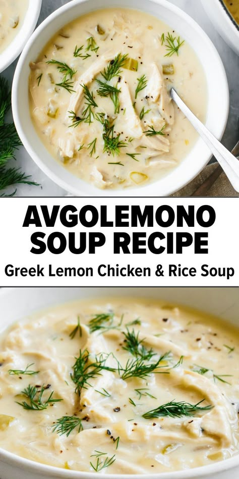 Greek avgolemono soup recipe Greek Aveglemeno Soup Recipe, Avolemano Soup, Avgolemono Soup Gluten Free, Avlogomeno Soup, Avgolemono Soup Recipe, Aveglemeno Soup Recipe, Avgolemono Soup Instant Pot, Greek Avelemeno Soup, Avelomono Soup