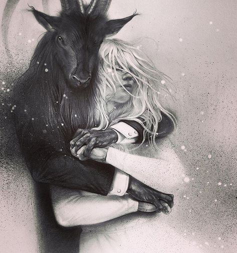 Dancing With The Devil, Black Phillip, Inner Demons, Occult Art, Demon Art, All I Ever Wanted, Beautiful Dark Art, Foto Art, Scary Art