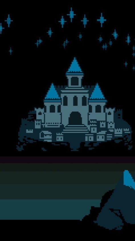 Undertale wallpaper Wallpapers Laptop, Fantasy Space, Galaxy Wallpapers, Space Wallpaper, Laptop Skin, Pixel Art, Tote Bags, Castle, Samsung Galaxy