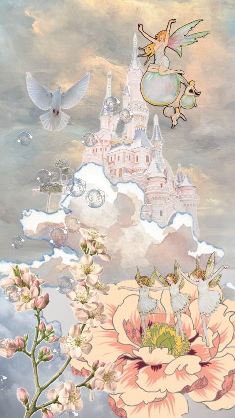 pastel fairy aesthetic #fairycore #pastel #fairy #dreamy Pastel Fairy Aesthetic, Fairy Map, Fairycore Aesthetic Room, Long Drawing, Fairy Ball, Pastel Fairy, Aesthetic Fairycore, Fairycore Aesthetic, French Poster