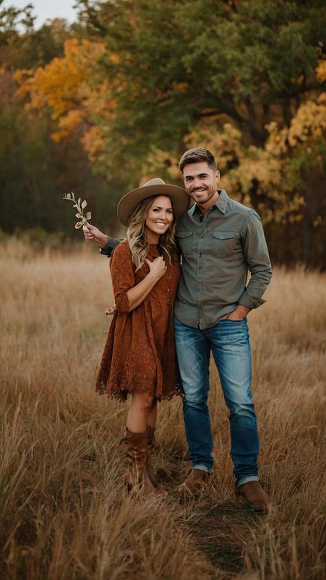 Looking for fall family picture outfit inspiration in 2024 Check out these casual jeans black outdoor olive green neutral ideas for the whole family From blues to must-have mustard yellow Mom's best outfits are on point for those memorable moments Burnt Orange Color Palette Family Photos, Simple Fall Family Photo Outfits, Western Family Photoshoot Outfits, Fall Farm Family Pictures, Family Fall Pictures Outfits 2024, Fall Family Photos Pumpkin Patch, Farm Family Pictures, Fall Engagement Pictures Outfit, Fall Picture Outfits