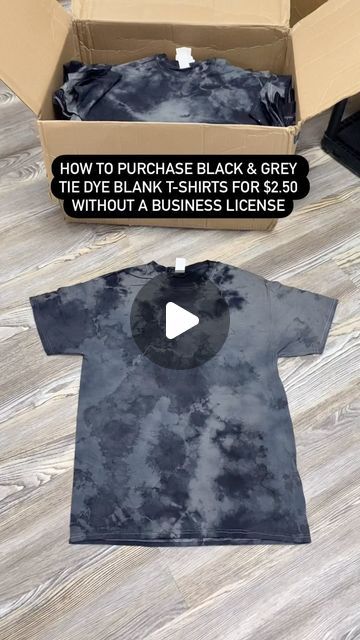 Tri-City Wholesale on Instagram: "How To Purchase Black & Grey Tie Dye Blank T-Shirts For $1.50 Without A Business License!" Business License, Blank T Shirts, Grey Tie Dye, Grey Tie, Black Grey, A Business, Black And Grey, Tie Dye, Dye