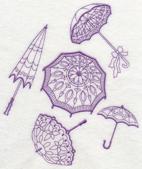 Victorian Parasol, Victorian Tattoo, Umbrella Tattoo, Umbrella Drawing, Piskel Art, Umbrella Art, Tattoo Portfolio, Collage Design, Embroidery Library