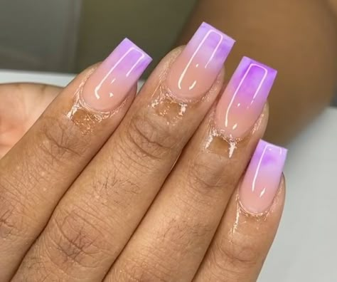 Summer Nails Square, Brown Acrylic Nails, Nail Designs Ideas, Purple Acrylic Nails, Acrylic Toe Nails, Black Acrylic Nails, Purple Nail Designs, Colored Acrylic Nails, Purple Nail