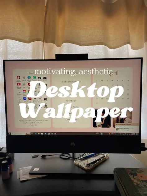 Lemon8 · 🌸 cute desktop wallpaper tutorial · @peachiesuga ♡ Wallpaper Tutorial, Organize Phone, Organize Phone Apps, Cute Desktop, Cute Desktop Wallpaper, Phone Apps, Desktop Wallpaper, Quick Saves