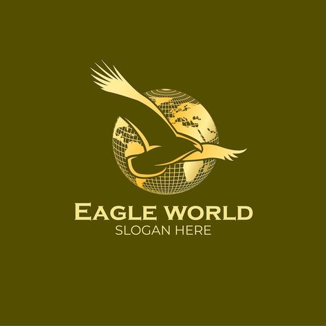 Eagle Logos, Logo Globe, Global Logo, Travel Agency Logo, Logo Reference, Rs Logo, Earth Logo, Planet Icon, Globe Logo