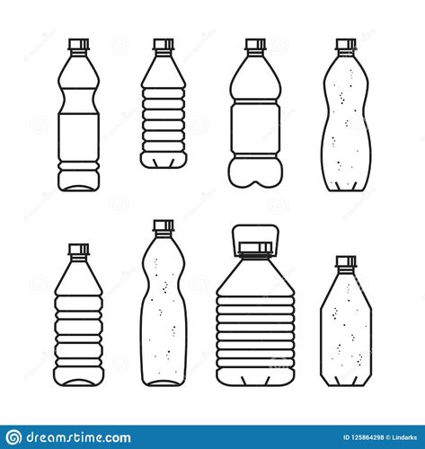 Illustration about Pure drinking water. Line vector illustration of set of plastic bottles. Black bottles isolated on white background. Illustration of drawing, graphic, group - 125864298 Plastic Bottle Drawing, Water Bottle Tattoo, Plastic Bottle Illustration, Water Drawing Simple, Water Bottle Doodle, Water Bottle Sketch, Water Bottle Illustration, Bottles Drawing, Bottles Illustration