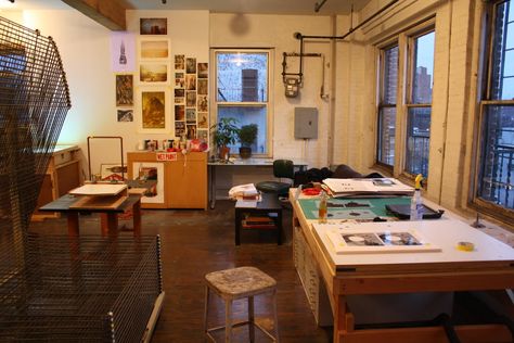 The Print Shop Jewelry Studio Space, Jewelry Studio Organization, Artist Studio Space, Creative Studio Space, Workspace Studio, Oh Joy, Workshop Studio, Studio Organization, Dream Studio