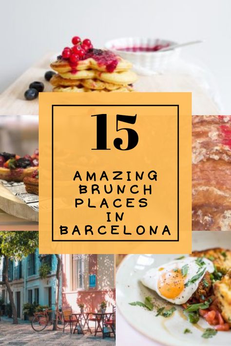 Discover 15 amazing places where you definitely have to eat Brunch or Breakfast in Barcelona. These places were discovered by us during our period of 11 years living in Barcelona. We went to all of them so we can only recommend all these great places for Brunch and Breakfast in Barcelona. Read it now before weekend comes! #funfoodtravelling #brunch #barcelona #travelblog #barcelonafood Breakfast In Barcelona Spain, Barcelona Breakfast, Barcelona Brunch, Brunch Barcelona, Places In Barcelona, Living In Barcelona, Barcelona Trip, Wine History, Barcelona Spain Travel