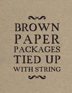 Brown paper packages tied up with string. Gift Table Wedding, Favorite Things Party, Brown Paper Packages, Music Birthday, Table Wedding, Music Party, Relief Society, Gift Table, Music Gifts