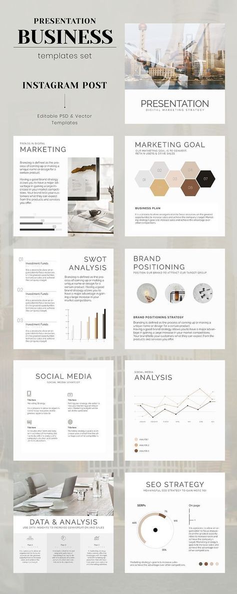 Instagram Design | Marketing Strategy Social Media Template, Smma Agency Template, Social Media Strategy Presentation, Social Marketing Strategy, Marketing Strategy Template, Social Media Packages, Social Media Marketing Strategy, Marketing Plan Template, Marketing Presentation