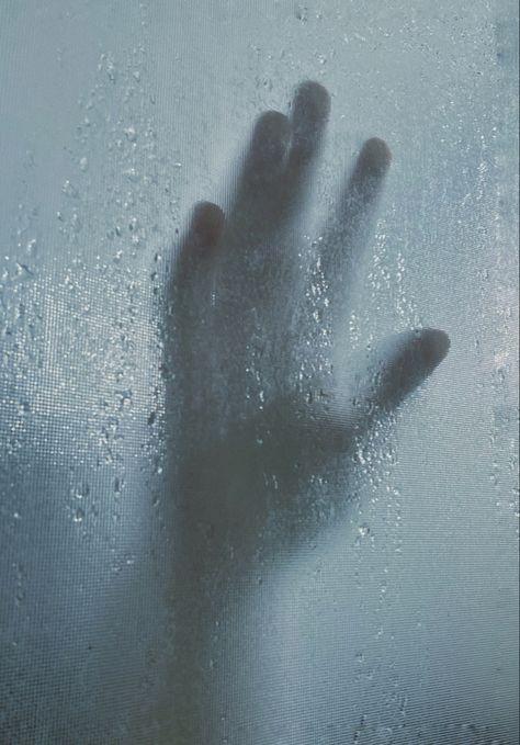 Hand On Glass Reference, Hand On Mirror, Cold Hands Aesthetic, Behind Glass Photography, Hand On Window, Glass Shattering, Movie Poster Project, Rainy Window, Hipster Home