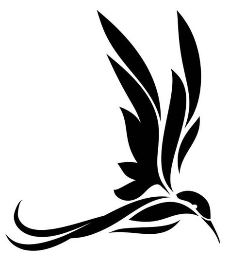 Hummingbird Clipart Black And White, Hummingbird Symbol, Hummingbird Flying, Animal Stencil Art, Bird Silhouette Art, Hummingbird Illustration, Bird Outline, Bird Vector, Bird Stencil