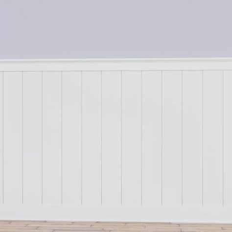 Granny Bathroom, Wainscoting Moulding, Covering Paneling, Basement Paneling, Rustic Wainscoting, Waynes Coating, Nickel Gap, Wainscoting Kits, Vinyl Wall Panels