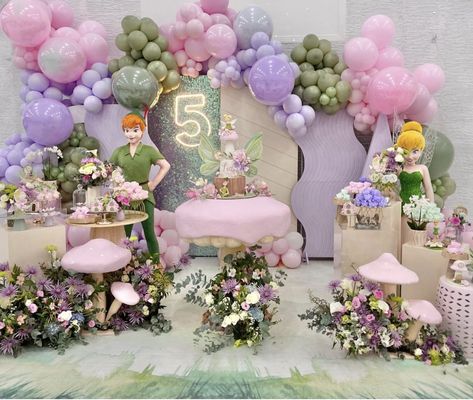 Shared Birthday Parties, Tinkerbell Birthday Cakes, Fairy Theme Birthday Party, Tinkerbell Party Theme, Enchanted Forest Birthday, Fairy Birthday Cake, Baby Birthday Party Theme, Fairy Garden Birthday Party, Girls Birthday Party Themes