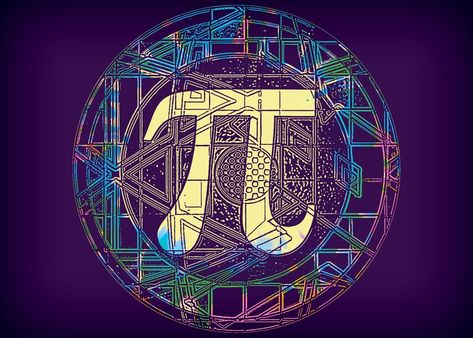 Math Profile Picture, Pi Aesthetic, Pi Math Art, Math Logo, Circumference Of A Circle, Pi Number, Math Wallpaper, Art With Jenny K, Pi Math